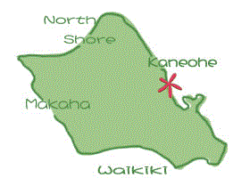 オアフ島地図